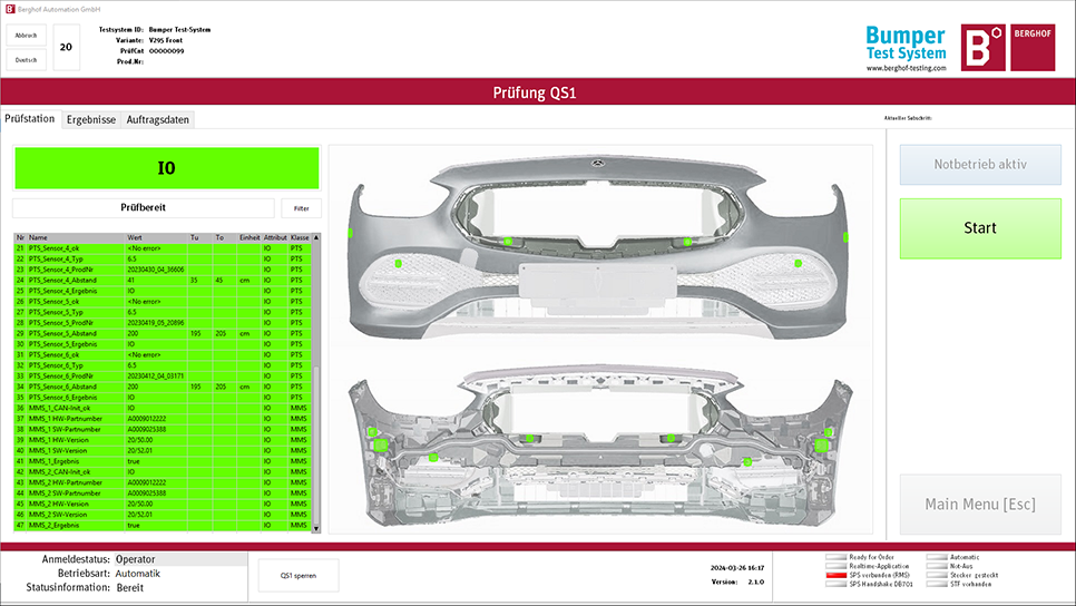 Bumpertester Screenshot