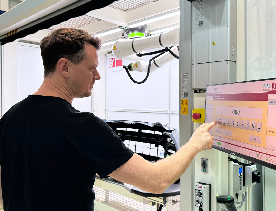 Smart cobot testing system